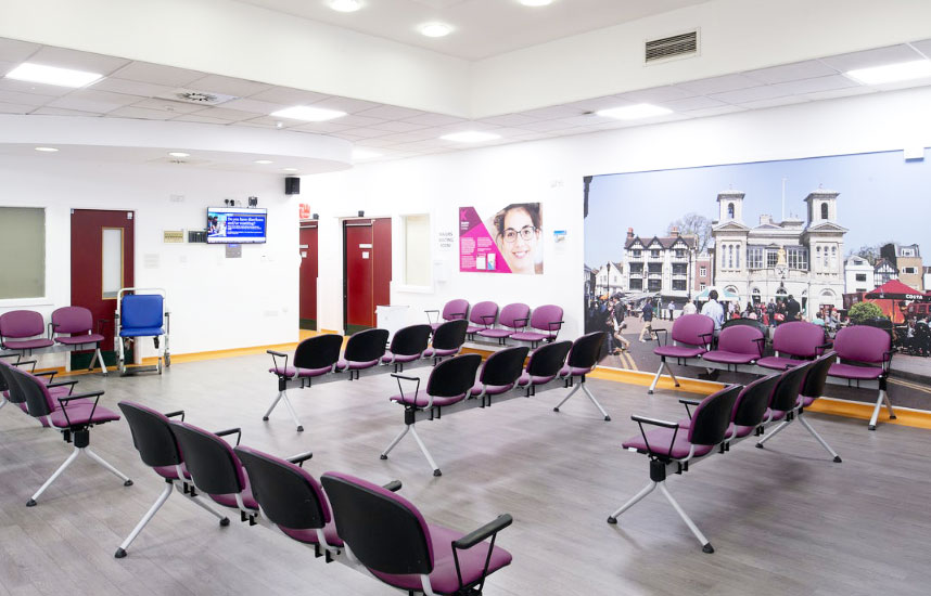 Kingston University
                                Hospital, Surrey, drylining contractors in Ireland and UK
