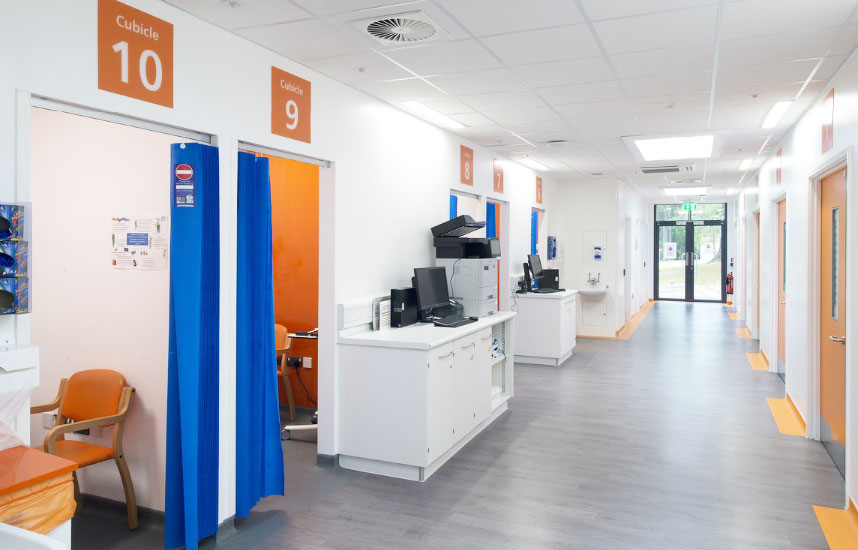 Kingston University
                                Hospital, Surrey, drylining contractors in Ireland and UK