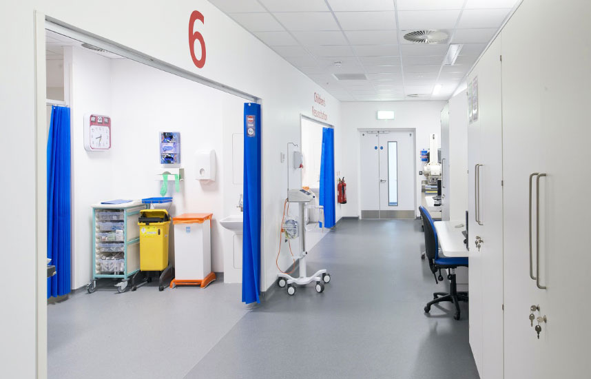 Kingston University
                                Hospital, Surrey, drylining contractors in Ireland and UK