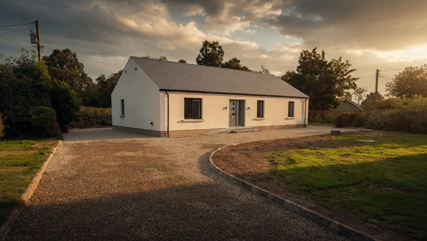 Donegal defective concrete block house rebuild by LMC